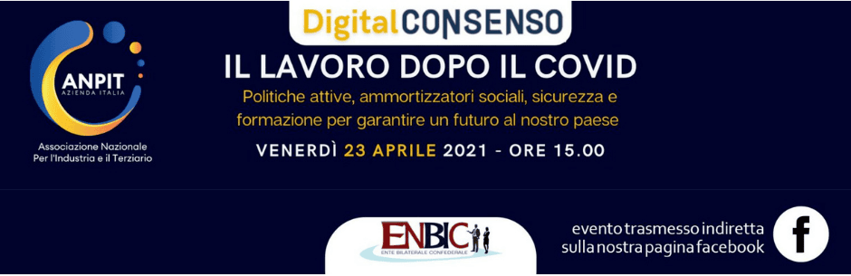 Copertina di: Il lavoro dopo il Covid, venerdì il dibattito digitale da Enbic