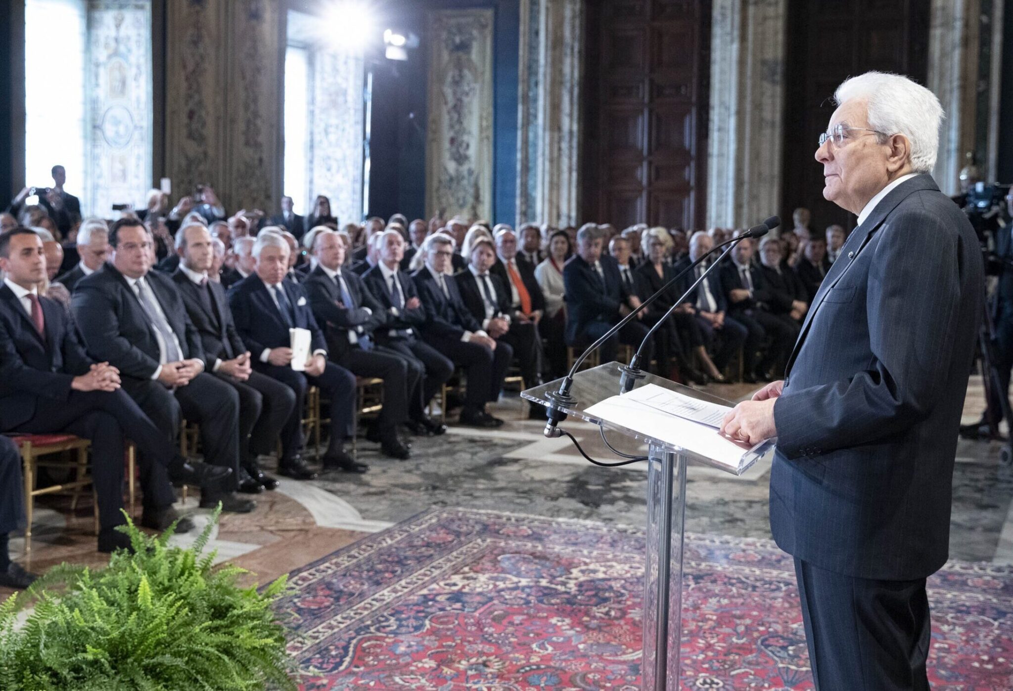 Copertina di: “Buon lavoro al neo rieletto presidente Sergio Mattarella”